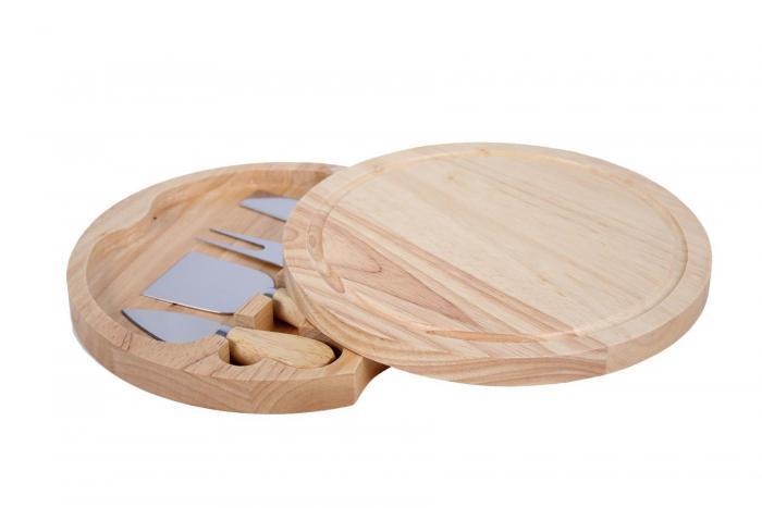 Набор для резки сыра из 4-х приборов и деревянной доски «РОКФОР» (Circo Cheese Board Set), Bradex TK 0090 - фото 3 - id-p167455786