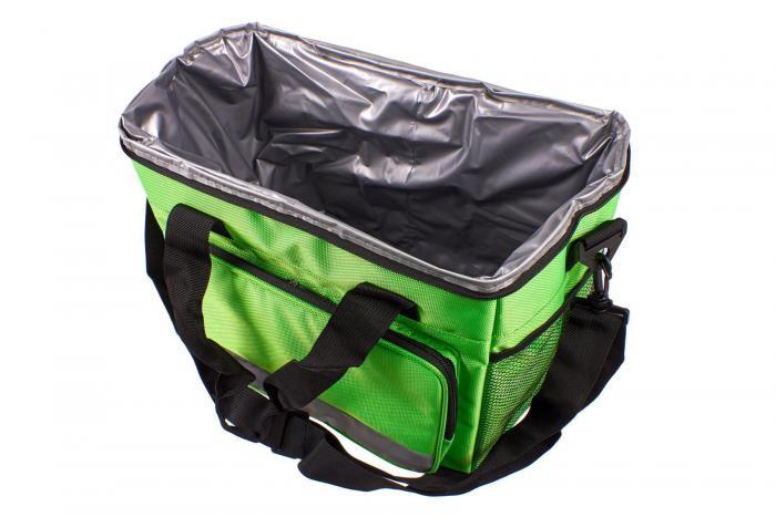 Сумка-холодильник на ремне 33*23*28см, цвет зеленый (COOLER BAG. green), Bradex TD 0671 - фото 4 - id-p167455808