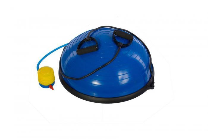 Полусфера Bradex SF 0376 Bosu с эспандерами и насосом (balancing platform)