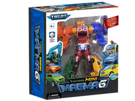Трансформер Тобот Мини Магма 6 (Tobot Mini Magma 6), 7 в 1, фото 2