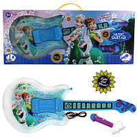 Детская гитара с микрофоном Холодное сердце 8993