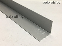 Уголок алюминиевый 25х25х1,2 (3,0 м), цвет серебро