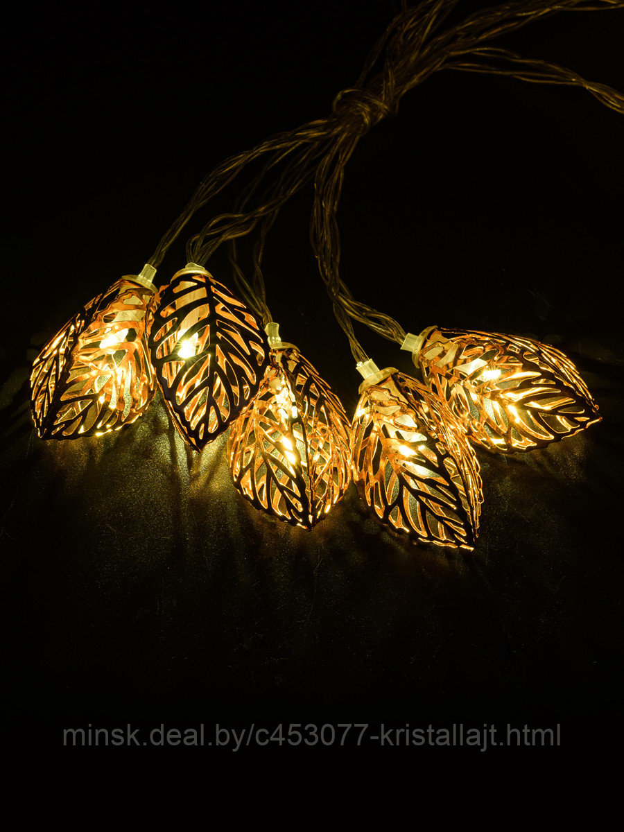 Светодиодная гирлянда "Золотые листья" ArtStyle CL-N214WW - фото 2 - id-p167626130