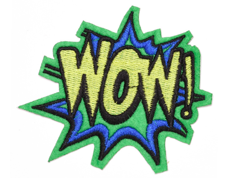 Термонаклейка "WOW"