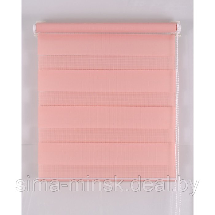 Рулонная штора «День и Ночь», размер 120х160 см, цвет розовый - фото 2 - id-p167643460