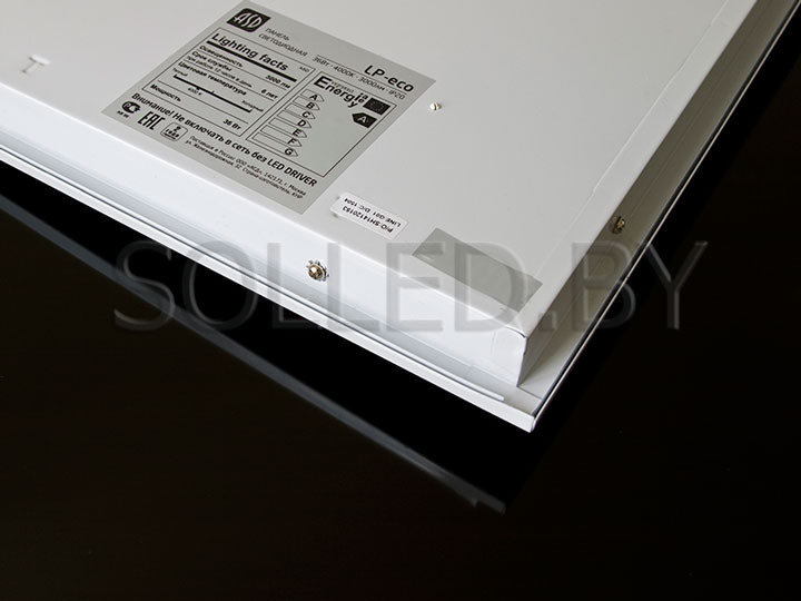 Светодиодная панель ASD LP-eco 220V 36W (595x595x25мм) - фото 4 - id-p18331790