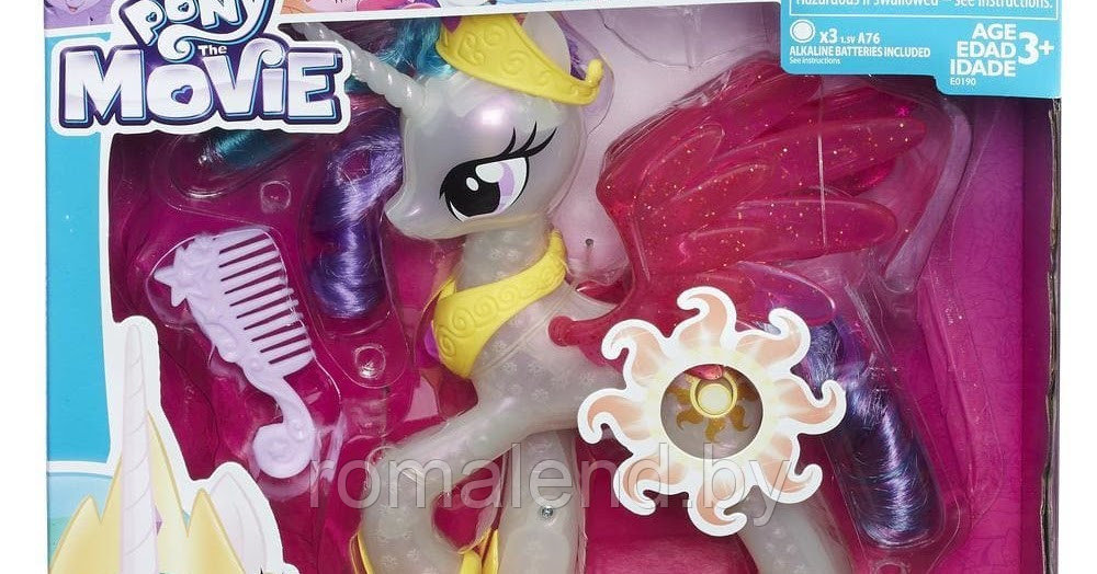 Игрушечная лошадка "My Little Pony" с расческой, короной и амулетом SS201015/1093 - фото 4 - id-p167652458