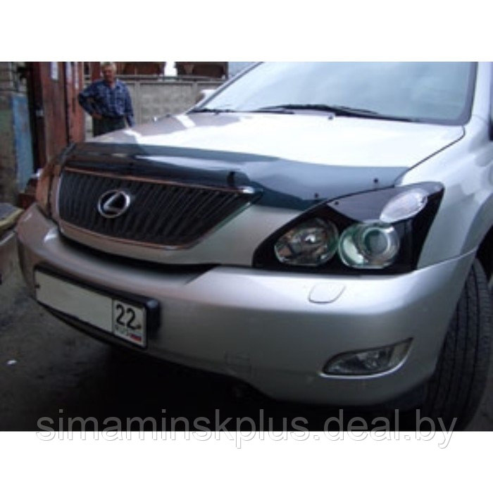 Дефлектор капота темный TOYOTA HARRIER/LEXUS RX330, 350, 400h 2003-2009, - фото 3 - id-p167652984