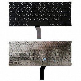 Клавиатура для ноутбука Apple MacBook A1369 черная, большой Enter