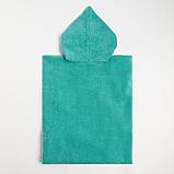Полотенце-пончо Крошка Я «Гномик», цвет зелёный, размер 24-32, 100 % хлопок, 320 г/м2, фото 8