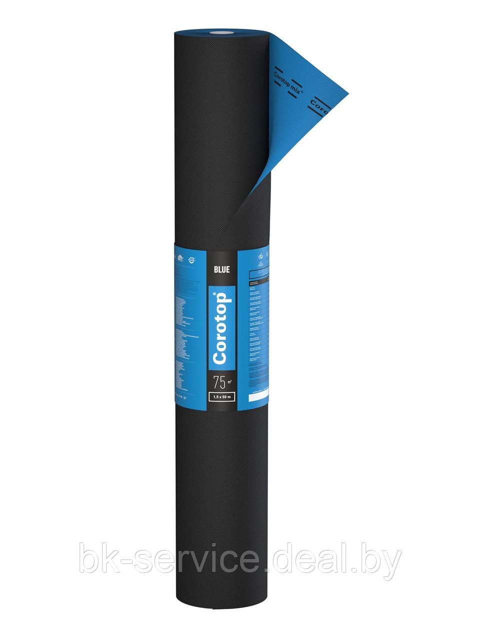 Гидроизоляционная мембрана Corotop Blue 1,5х50 м., 140 гр/м2 - фото 2 - id-p167664579