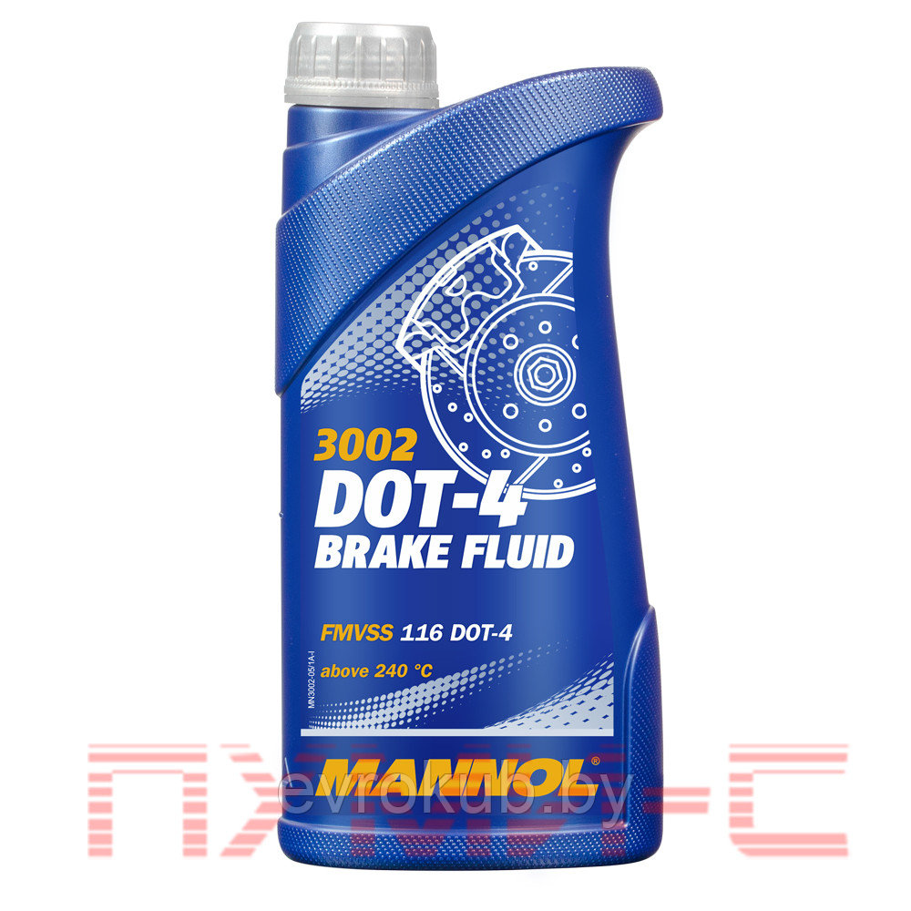 Тормозная жидкость MANNOL Brake Fluid DOT-4 3002 - фото 1 - id-p167667872