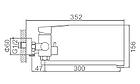 Смеситель для ванны и душа LEDEME L72203, фото 2