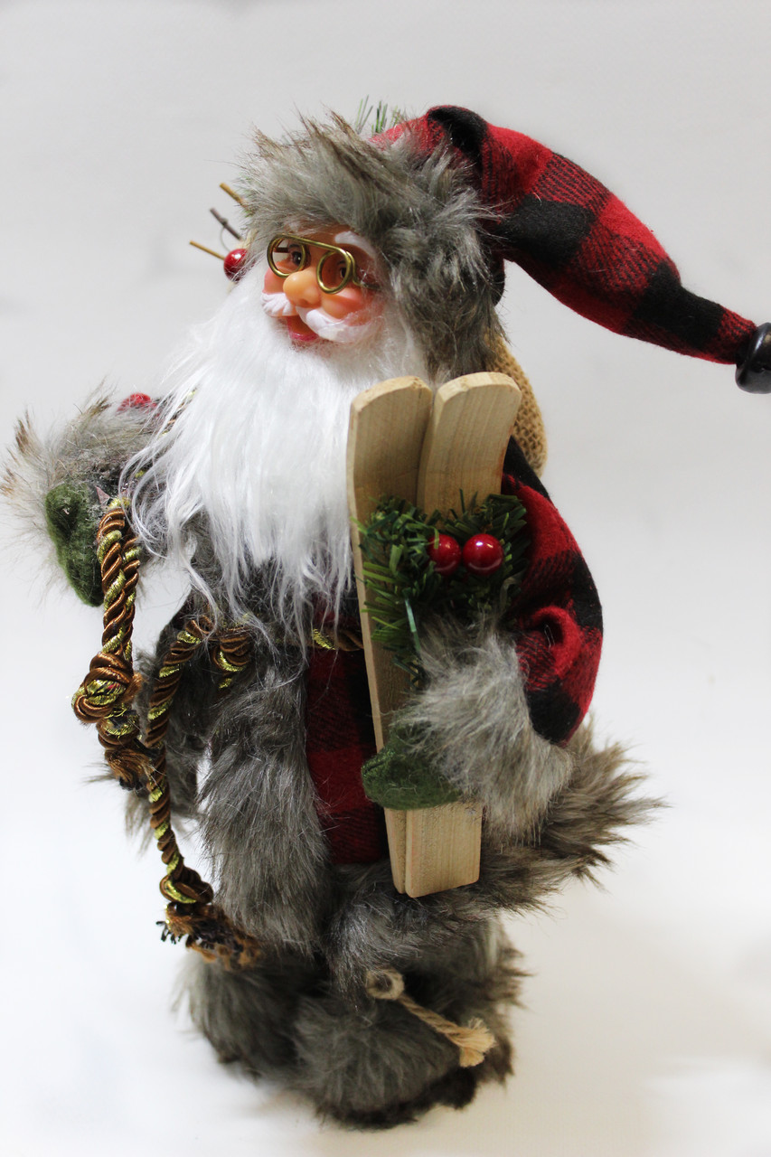 Дед Мороз / Санта Клаус фигурка под елку, арт. 121722, (33 см высота) - фото 2 - id-p167668522