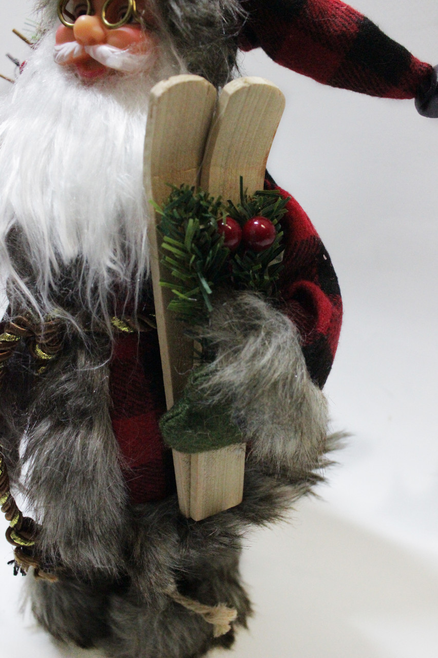 Дед Мороз / Санта Клаус фигурка под елку, арт. 121722, (33 см высота) - фото 4 - id-p167668522