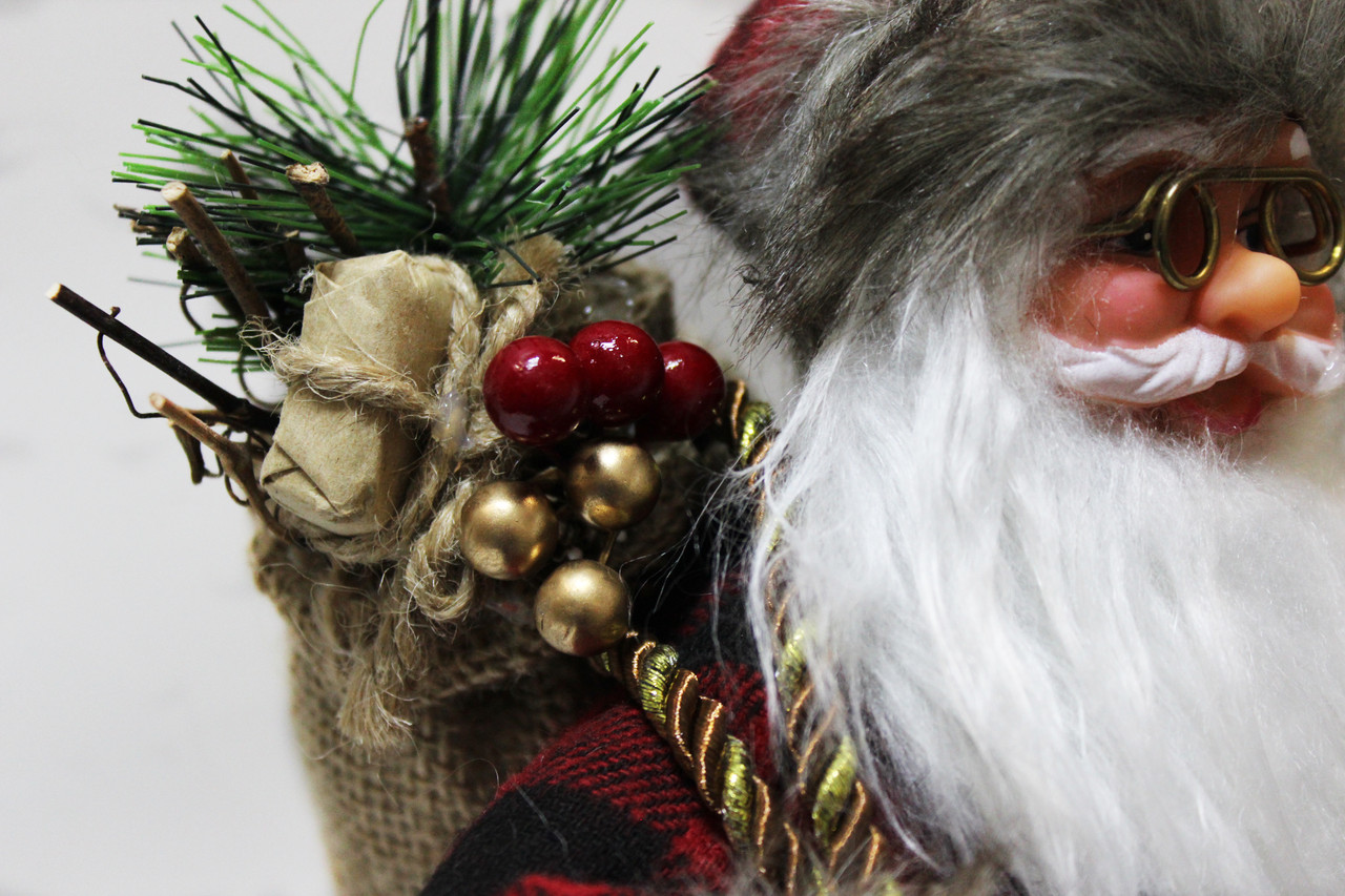 Дед Мороз / Санта Клаус фигурка под елку, арт. 121722, (33 см высота) - фото 8 - id-p167668522