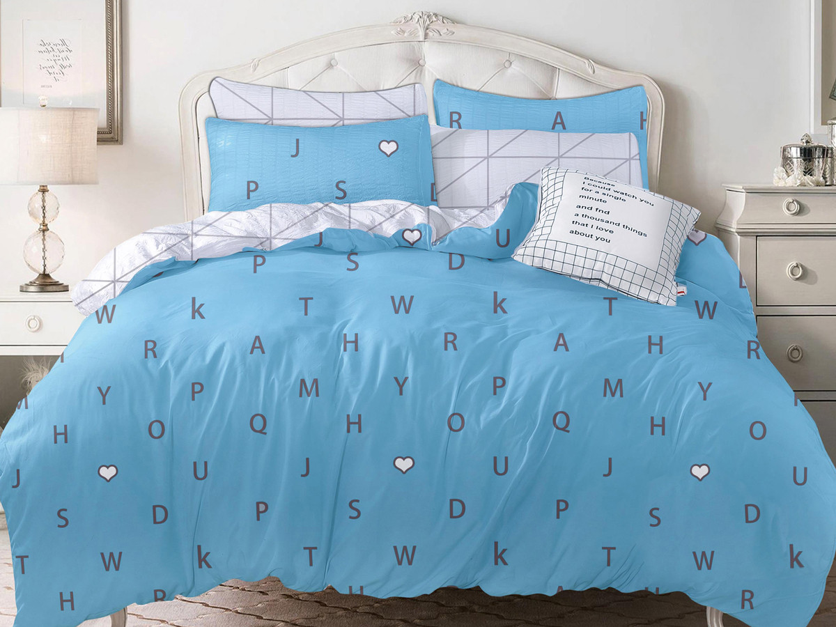 Постельное белье поплин Cleo "Pure cotton" 1,5 сп. 15/116-PC