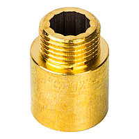 Удлинитель латунный 1/2" 25 мм General Fittings