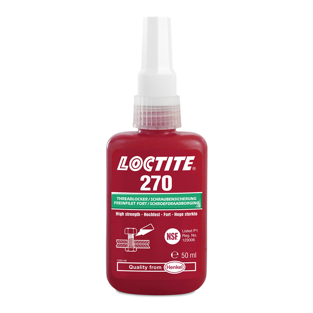 Loctite 270, 50 мл. Резьбовой герметик фиксатор высокой прочности - фото 1 - id-p167674614