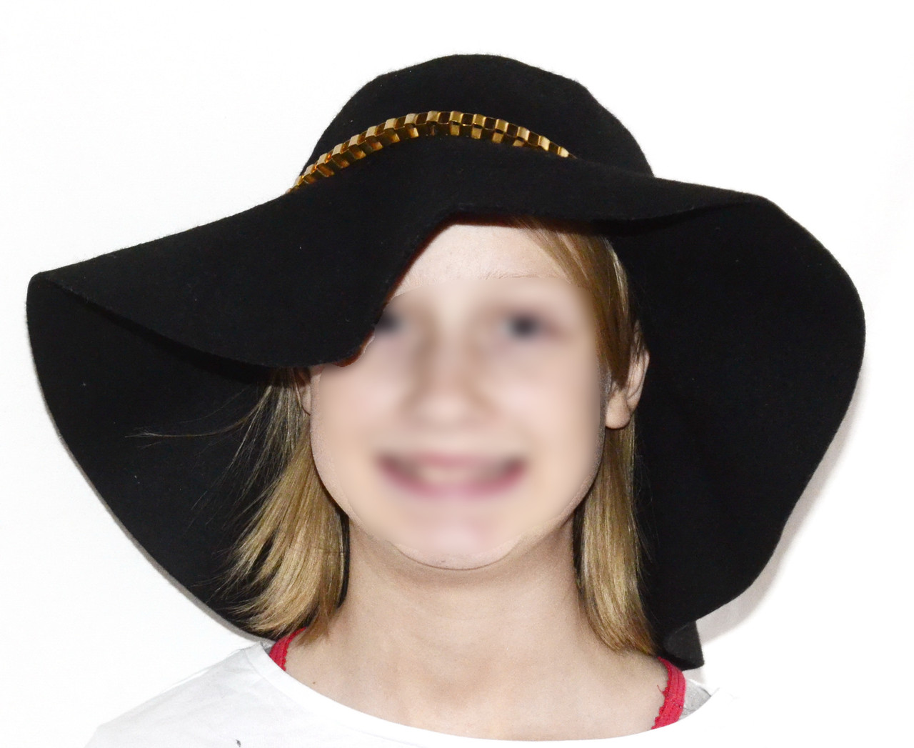 Шляпа флоппи широкополая черная - фото 2 - id-p167676875
