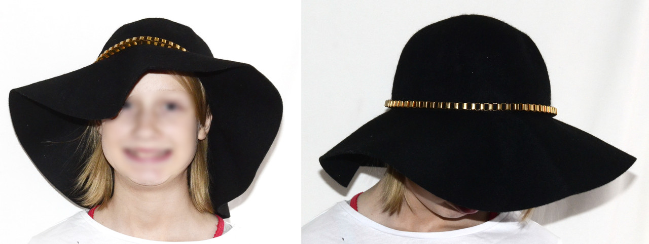 Шляпа флоппи широкополая черная - фото 1 - id-p167676875