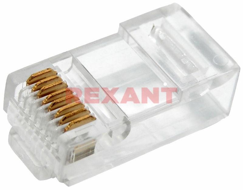 Коннектор RJ-45 8P8C CAT 5e PROCONNECT (10 штук) - фото 1 - id-p167680183