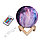 Ночник 3D шар "Галактика" (Космос, Луна) с пультом, 15 см, фото 3