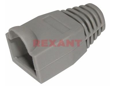 Rexant Изолирующий колпачок для разъемов RJ-45, серый, Арт. 05-1208, (10 штук) - фото 1 - id-p167681318