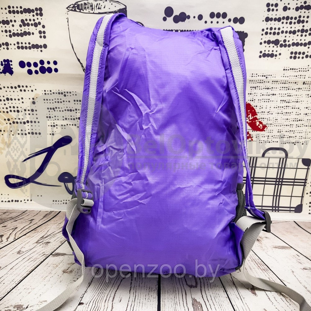 Складной компактный рюкзак Tuban (ХИТ СЕЗОНА) Фиолетовый - фото 4 - id-p99308499
