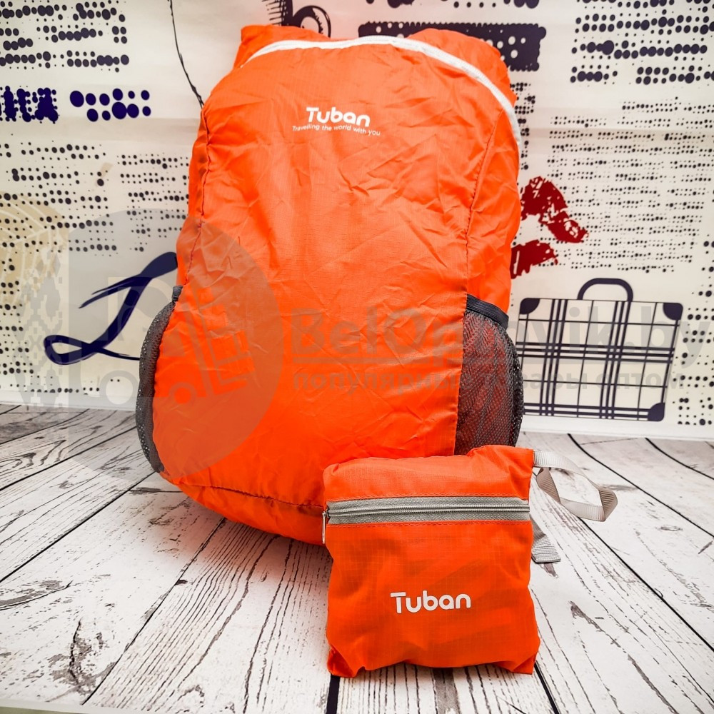 Складной компактный рюкзак Tuban (ХИТ СЕЗОНА) Фиолетовый - фото 6 - id-p109389724