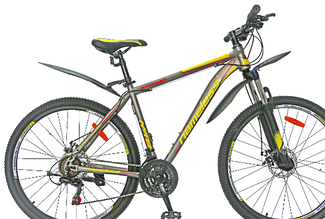 Велосипед Nameless S7200D 27.5 Серо-оранжевый 2022