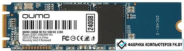 SSD QUMO Novation 3D TLC 240GB Q3DT-240GMSY-M2 - фото 1 - id-p167689928