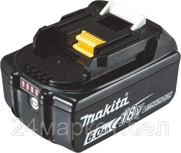 Аккумулятор Makita BL1860B (18В/6.0 а*ч) - фото 1 - id-p167640839