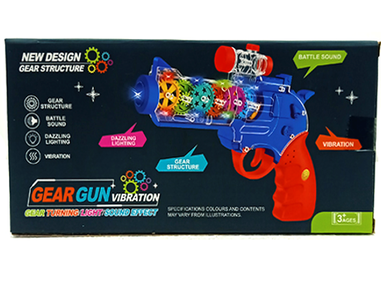 Пистолет игрушечный, свет, звук, арт.696-50