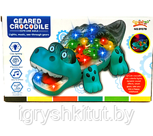 Музыкальная игрушка Крокодил, световые эффекты, арт.5937