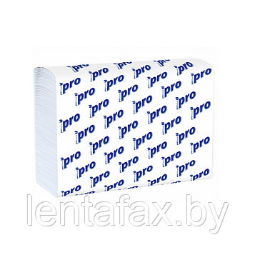 Полотенца бумажные двухслойные Z-сложения PROtissue Premium, 21х23см, 190л . В коробке 15 пачек