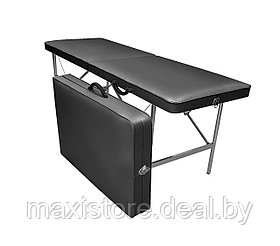Косметологическая кушетка Mass-stol 180х60х70 см (черный) + подушка