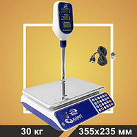 Весы торговые настольные МИДЛ МТ-30 МГЖА (5/10, 355х235) «Олимп 1УР авто»