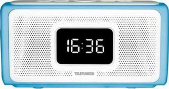 TF-1705UB (голубой с белым) Радиочасы TELEFUNKEN