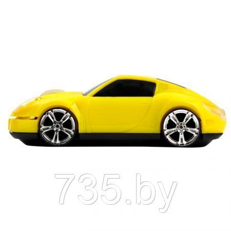 Мышь машинка "Lambo" желтая CBR MF-500 проводная в виде автомобиля rgini