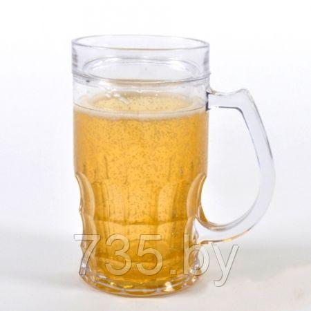 Ледяная кружка "Пиво" пивная охлаждающая
