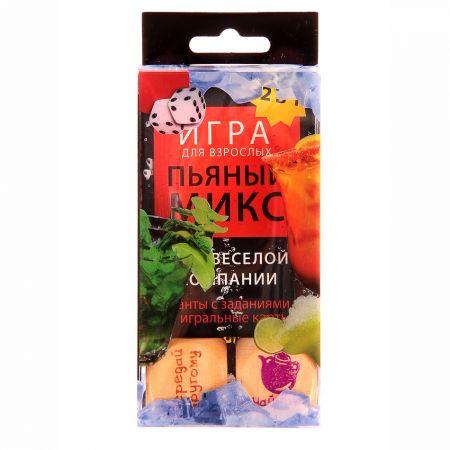 Карточная игра "Пьяный микс" с кубиками