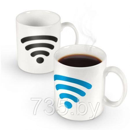 Кружка "Wi-Fi" термочувствительная и меняющая цвет - фото 1 - id-p167709797