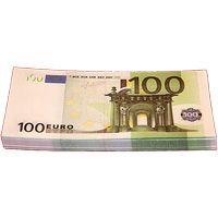 Пачка денег - 100 Евро сувенирная, набор 3 пачки (30 000 Евро) - фото 1 - id-p167709908