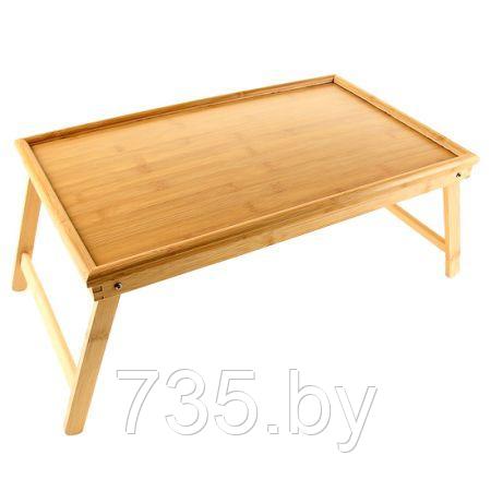 Столик бамбуковый для еды или ноутбука в кровать - фото 1 - id-p167710196