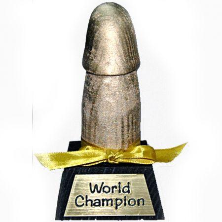 Статуэтка в награду мужчине "World champion" сувенир