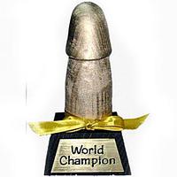 Статуэтка в награду мужчине "World champion" сувенир