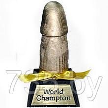 Статуэтка в награду  мужчине "World champion" сувенир