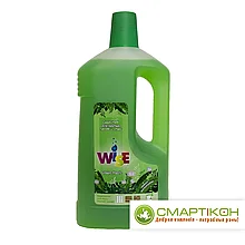 Средство для мытья полов и стен WISE Green fresh 1 л