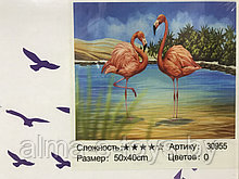 Рисование по номерам «Фламинго"